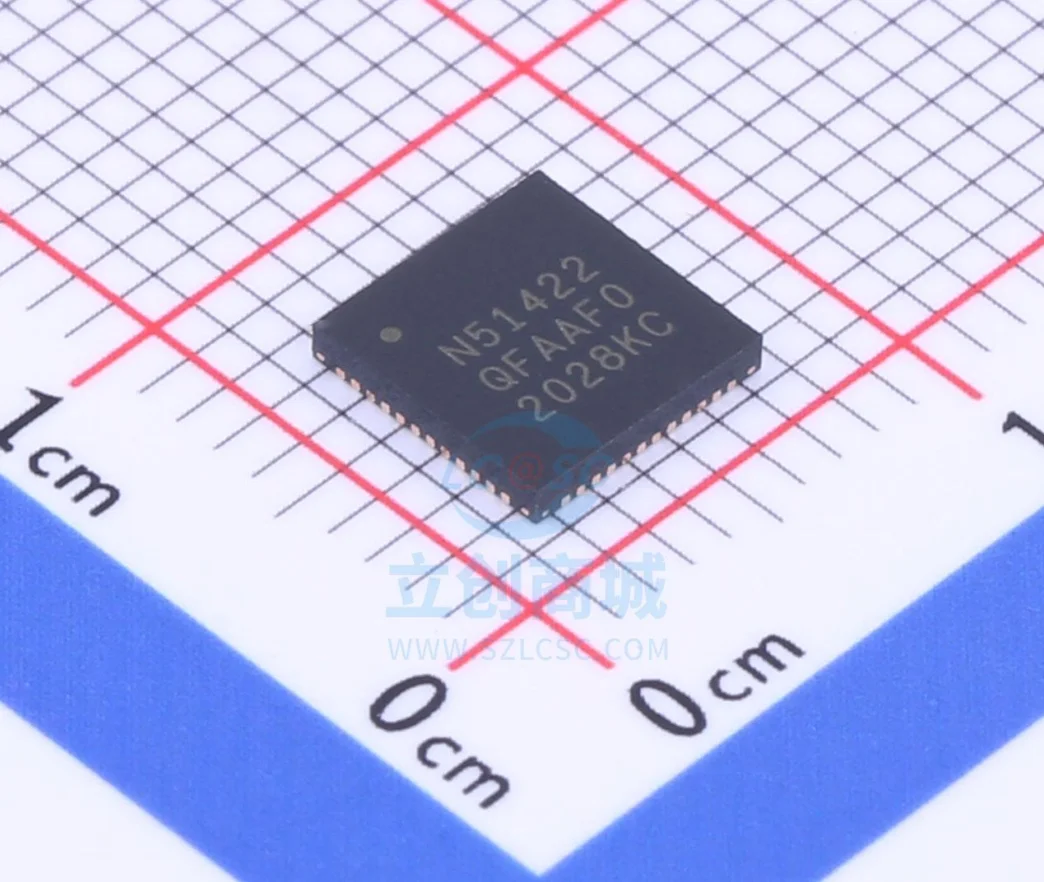 

NRF51422-QFAA-R Package QFN-48 ARM Cortex-M0 Flash Memory: 256KB RAM: 16KB MCU (MCU/MPU/SOC) IC Chip