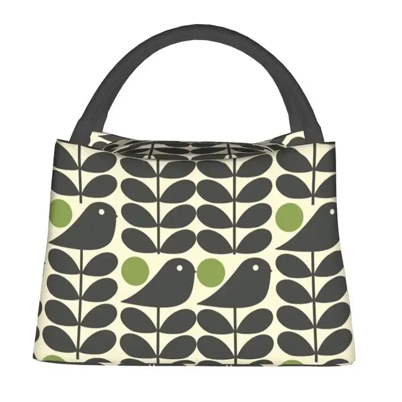 Orla Kiely Multistem Birds изолированные сумки для обеда пикника на открытом воздухе