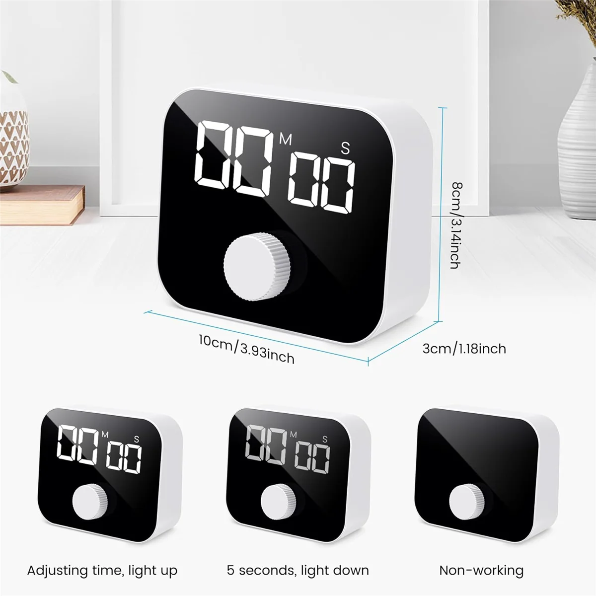 Кухонный таймер цифровой для приготовления пищи магнитный Таймер секундомера