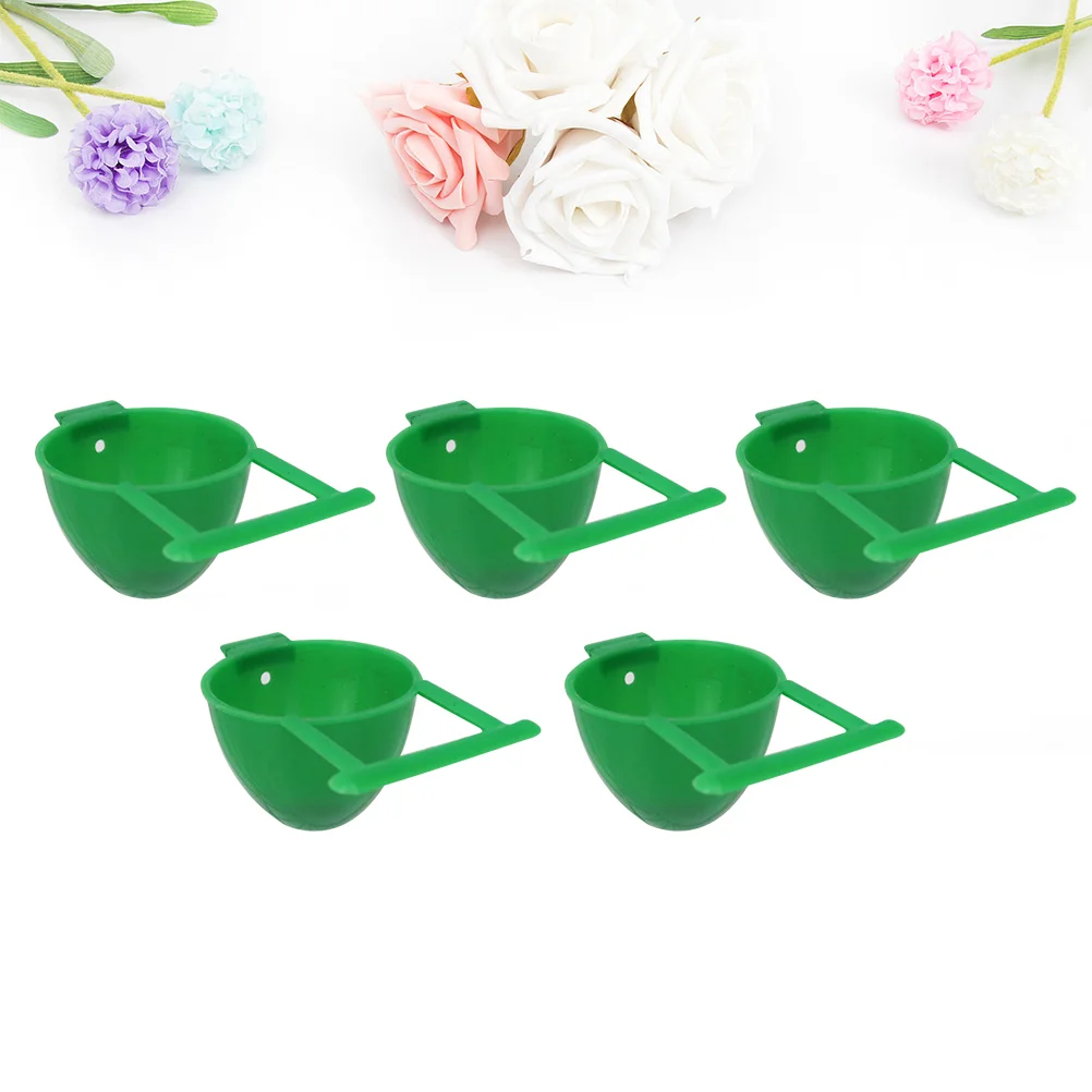 

Bird Cage Bowlfor Parrot Large Cockatiel Feeding Chinchilla Rat Animal Bowls Hanging Feed Cups Dispenser Feeder Birds