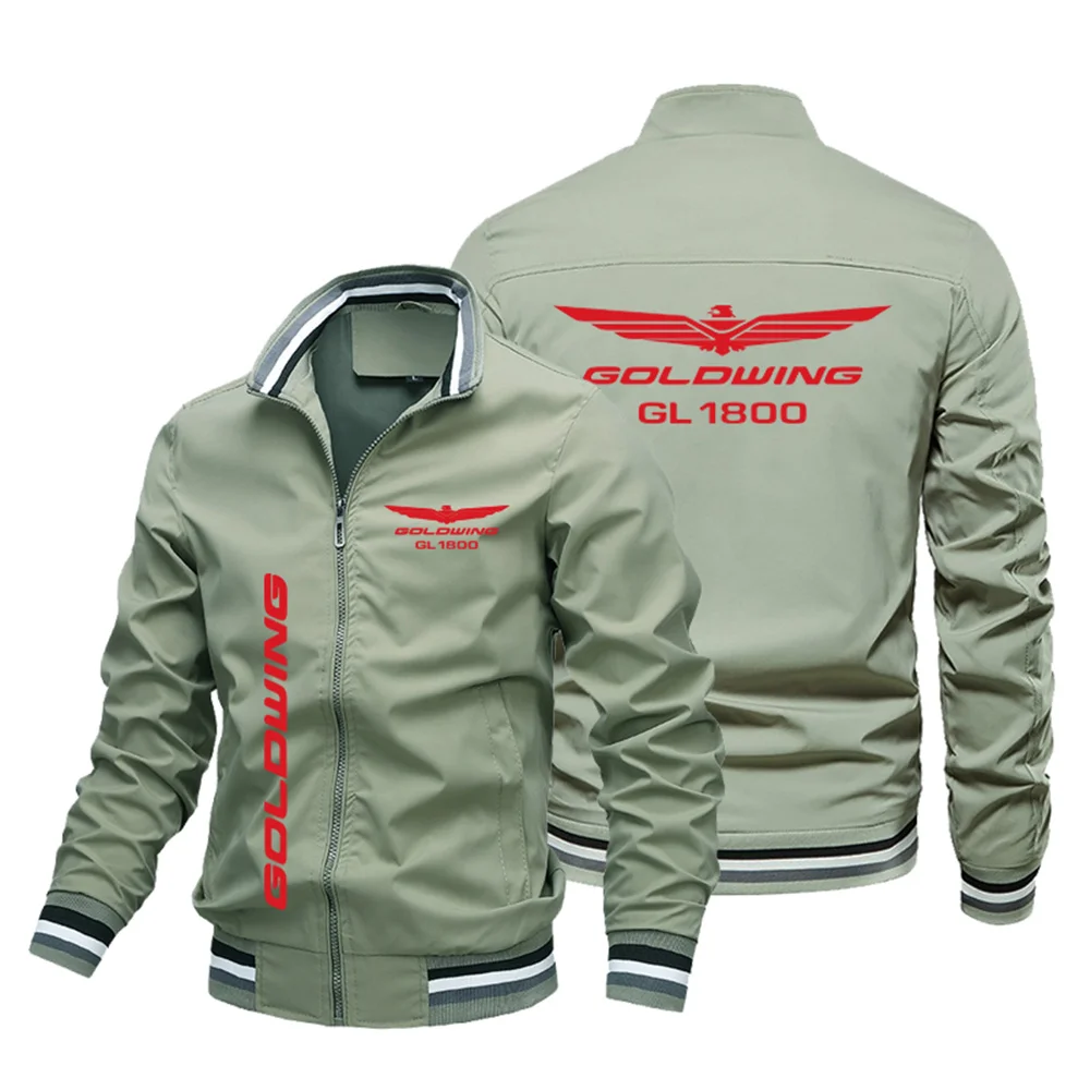 

2022 High Quality Long Sleeve Jacket Honda Logo Wing Logo Print Jacket Men's Outer Boutique Loose Breathable Slim Fit Zipper Jac