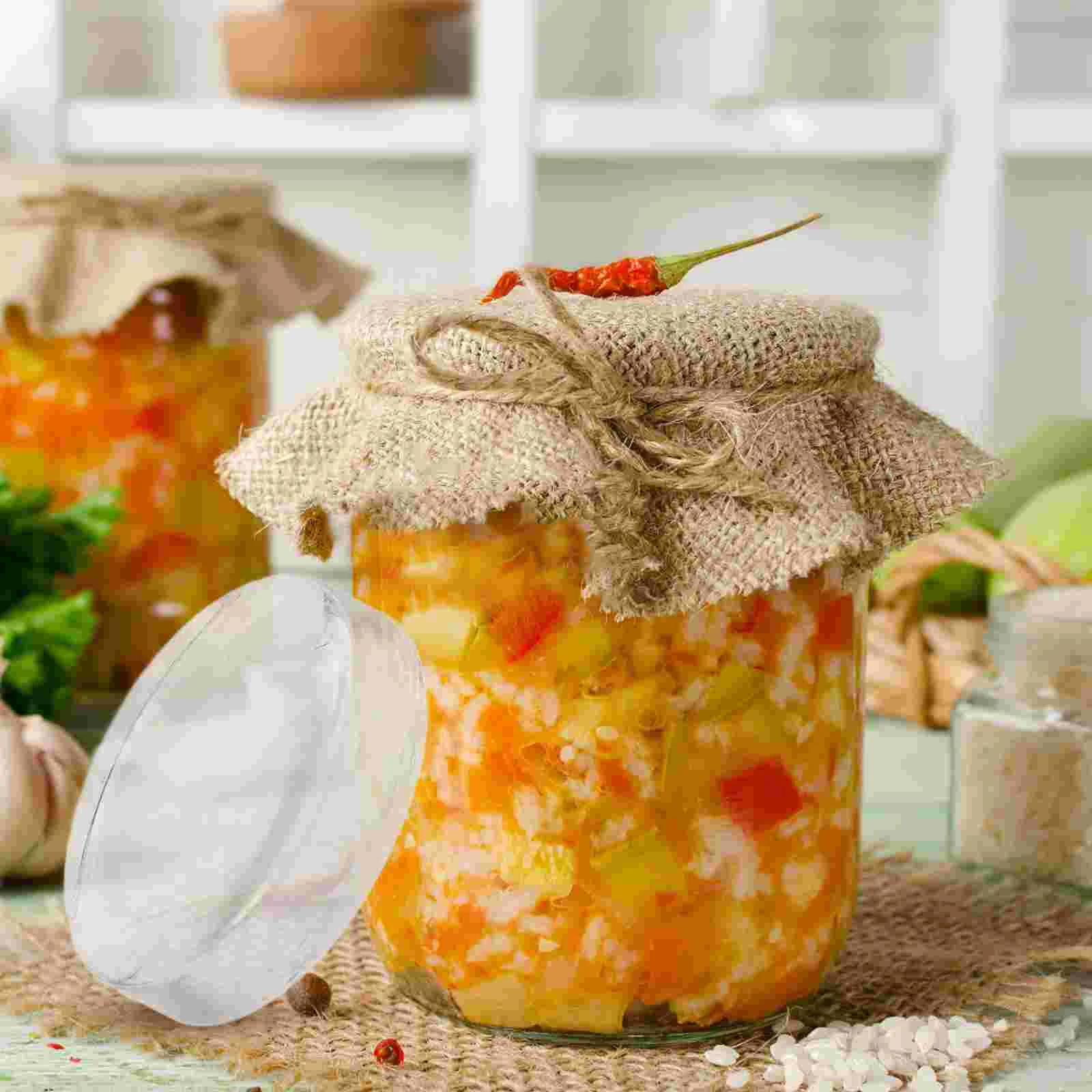 2 шт. каменная банка гири стеклянная саука для маринованной капусты маленькая
