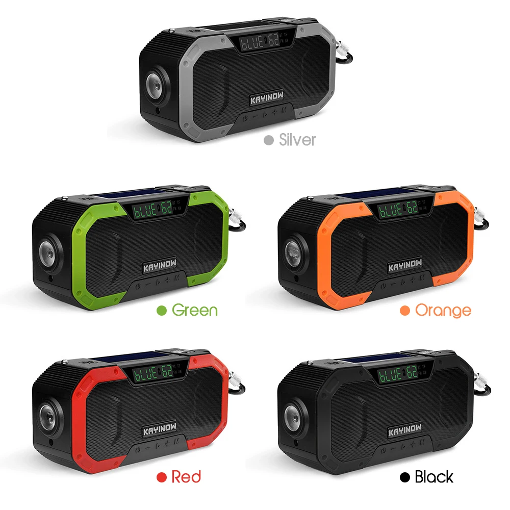 Экстренное солнцезащитное портативное радио 5000 мАч зарядное устройство вспышка