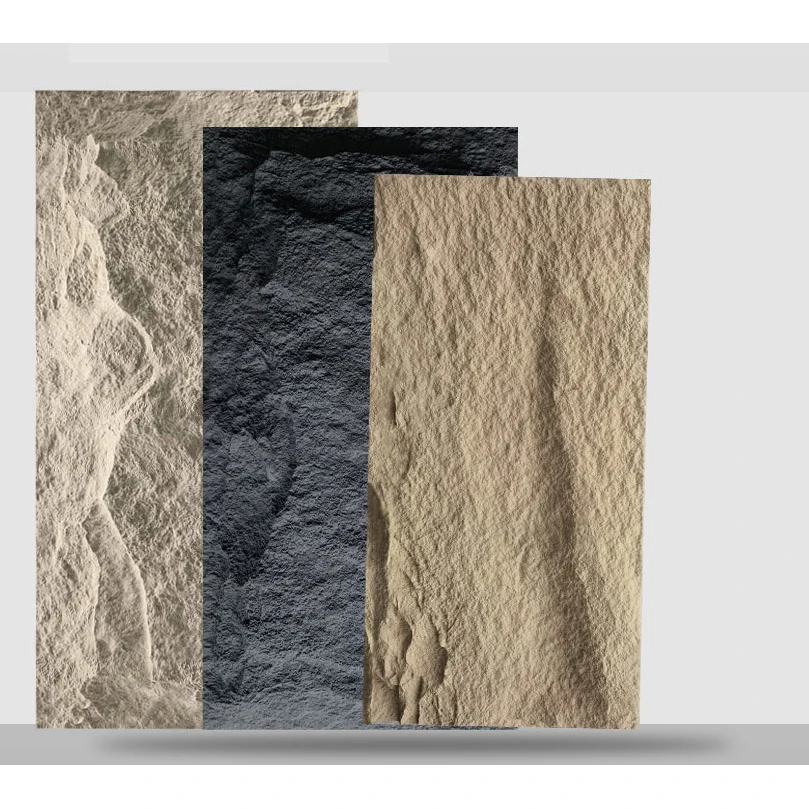 

Aqumotic Stone Texture Wall Sticker Pu Interior Renovation Bar Table Simulation Stone Villa Background Wall Imitation Rock Slab