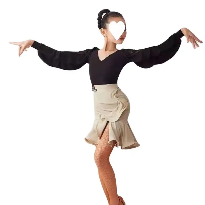 Rumba Dance/Tango/Samba dance in banquet hall/Salsa dance/Cha cha dance/Latin dance Tassel dress Professional suit female