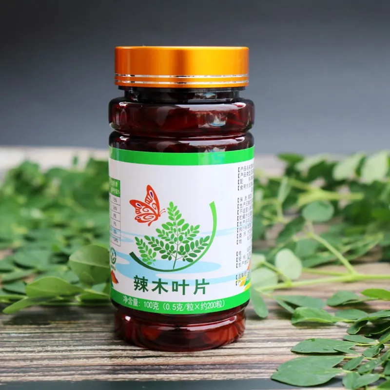 

Natural Moringa leaf horseradishtreeleaves Moringa Extract for lower blood lipids 200 grain / bottle