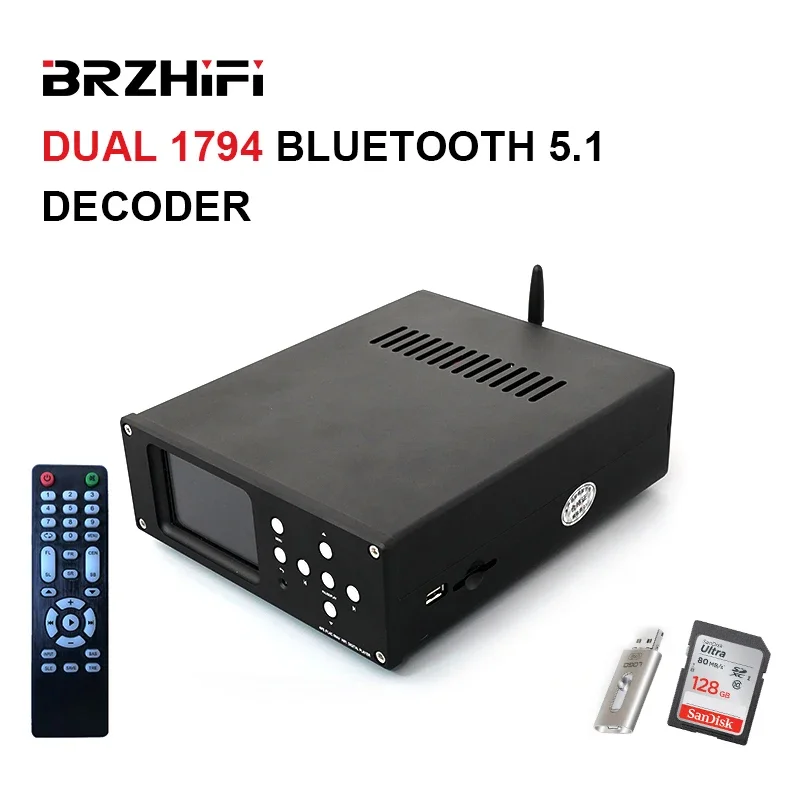 

BRZHIFI аудио DV20A флагманский цифровой поворотный стол U диск без потерь плеер APE WAV DAC Bluetooth 5,0 декодер домашний кинотеатр