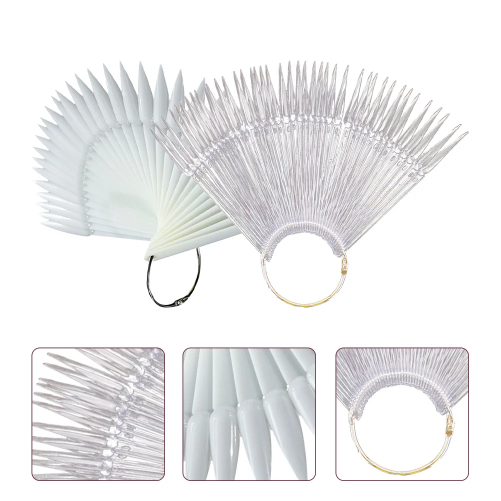 2 комплекта маникюрных кусочков для ногтей таблица цветов секторные образцы