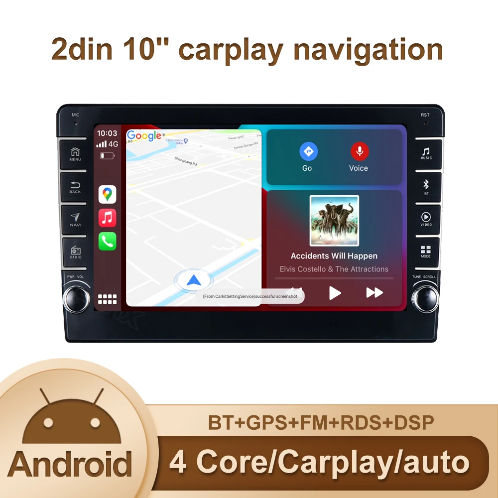 

Автомагнитола iorigin10, мультимедийный плеер на Android 10, с 10 "экраном, gps, кнопкой управления, для Toyota, Volkswagen, Hyundai, Kia, Nissan, типоразмер 2DIN