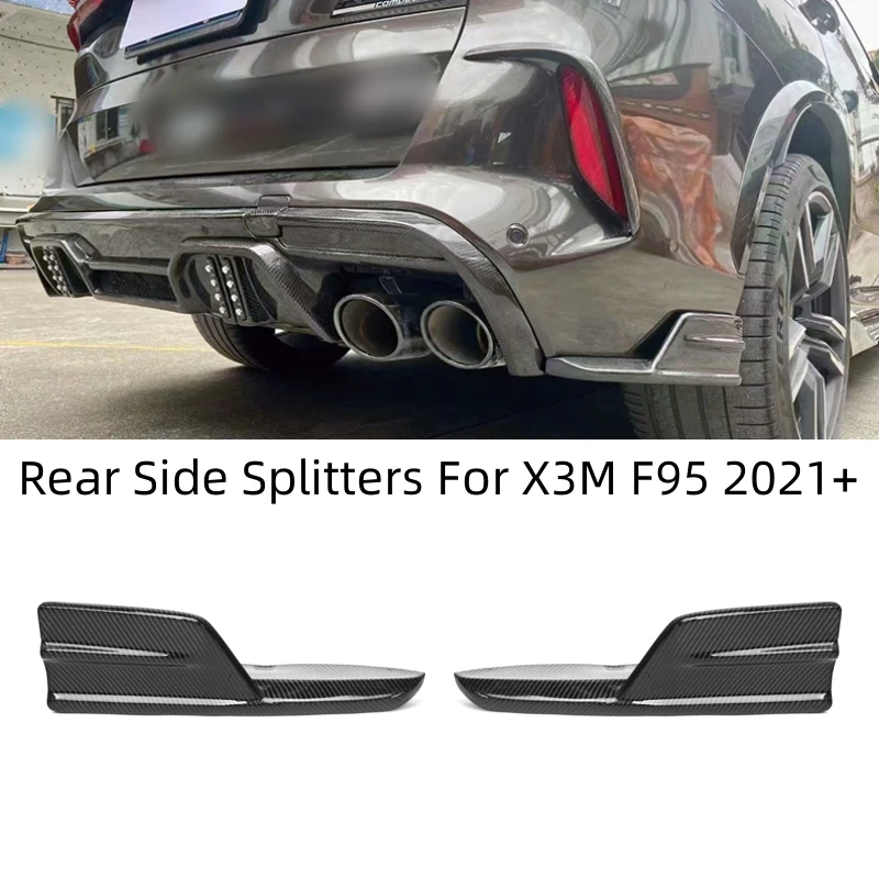 Разветвители для заднего бампера автомобиля диффузор губа из углеродного