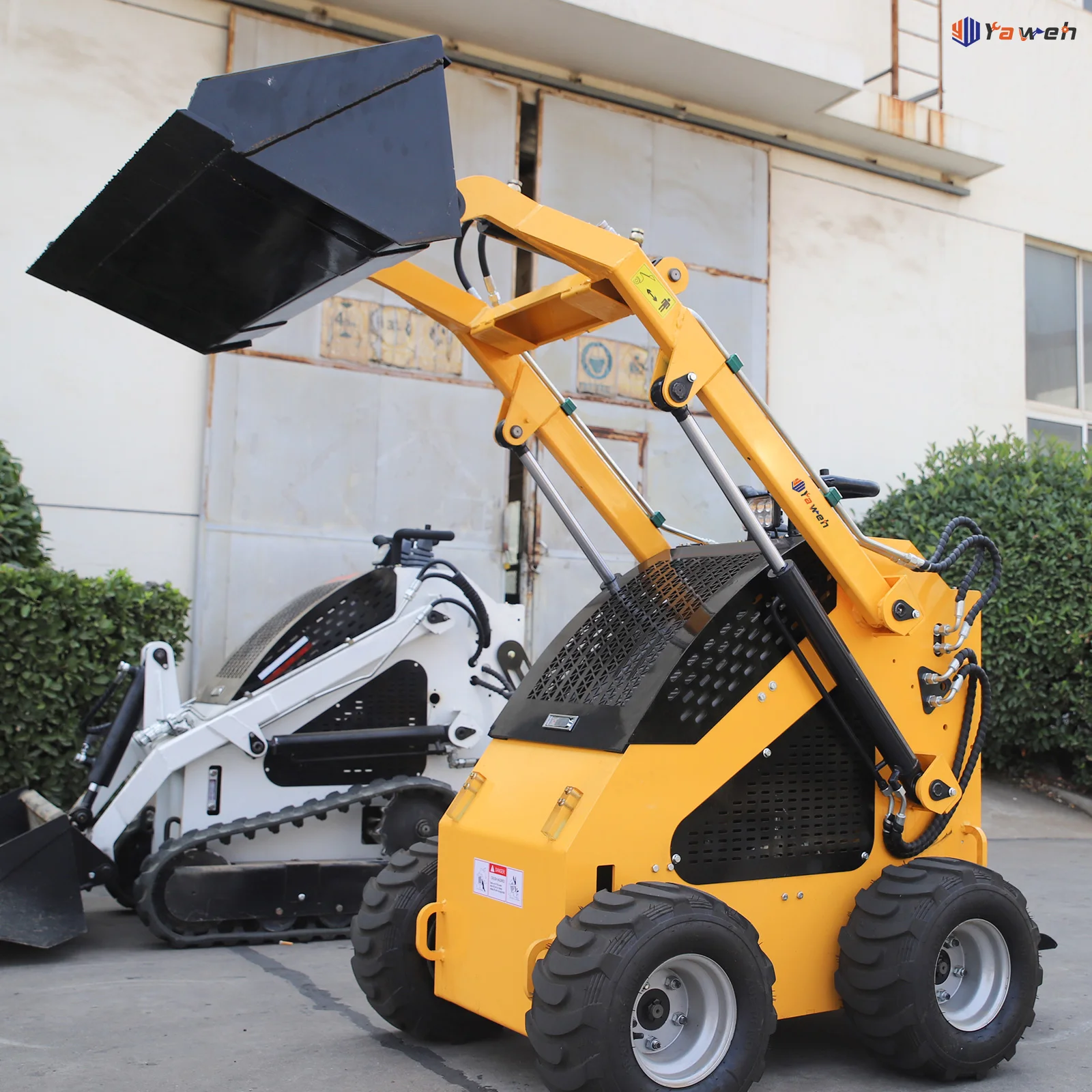Yaweh Лидер продаж грейферное ведро Ce Epa Diesel Mini Cargador Дешевый мини-погрузчик с