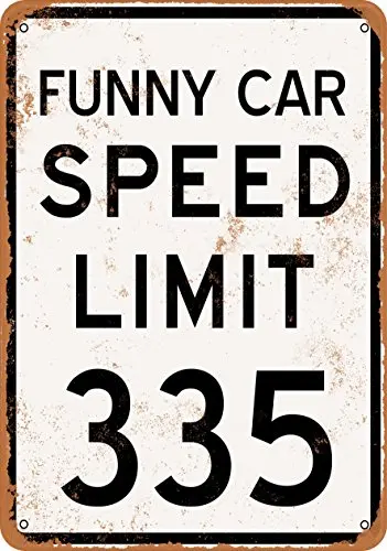 

Металлический знак-Забавный ограничитель скорости автомобиля 335-винтажный Настенный декор для кафе, бара, паба, домашние украшения для пива