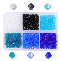 600pcslot bicone austria crystal beads set box for bracelet jewelry making diy needlework accessories 4mm spacer glass bead kit