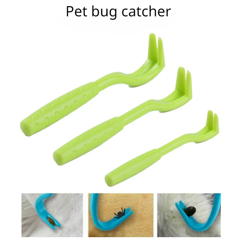 Flea Remover Hook Tick Remover Tweezer Tick Pull Pet Cat Dog Tick Clamp Accessaries Pet Mite Flea Extractor Dog Accessarie