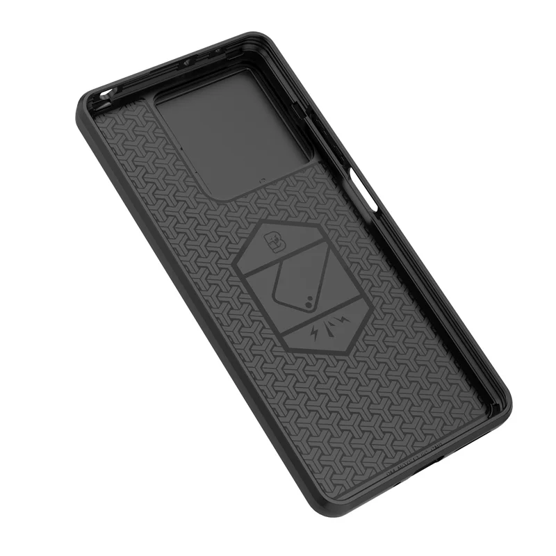 Новый стиль для Poco X6 5G автомобильный магнитный кольцевой бронированный чехол