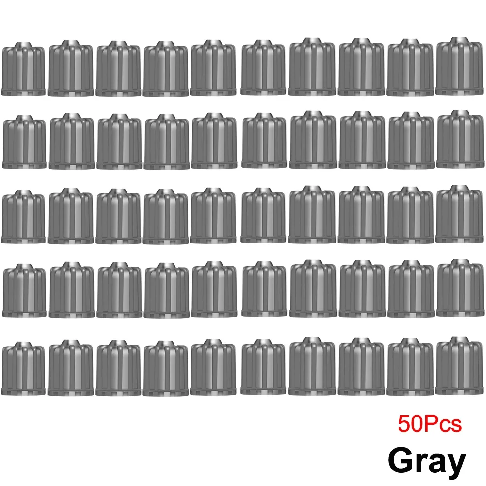 

4/10/25/50 шт. колпачки для штока клапана шины, с уплотнительным резиновым кольцом, универсальные чехлы для штока шин для автомобилей, внедорожников, велосипедов, грузовиков, мотоциклов