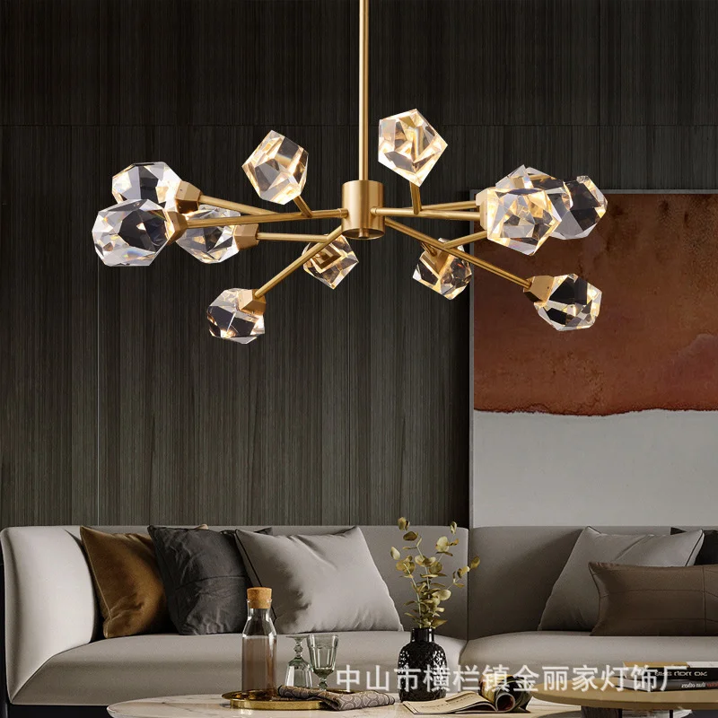 

nordic led crystal modern ceiling pendant lights hotels circle light ceiling lamp birds lighting glass ball lustre suspension