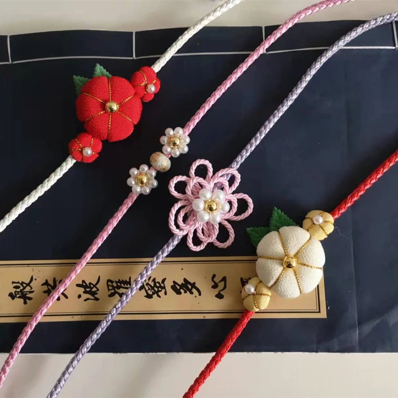 

Японское официальное платье-кимоно ручной работы, декоративное веревочное окрашивание с высококачественным золотым и серебряным плетеным...