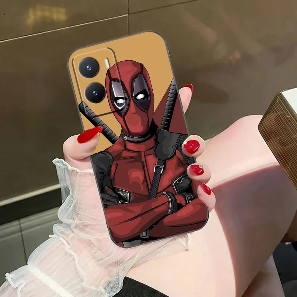 Забавный чехол с рисунком Марвел Дедпул для VIVO Y93 Y78 Y76 Y72 Y51 Y50 Y36 Y35 Y33T Y31 Y28 Y27 Y22S Y21 Y20