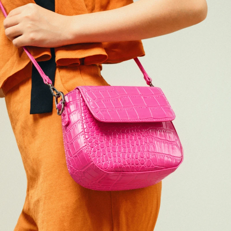 

2022 New Fashion Crocodile Pattern Messenger Handbag High Quality Small Square Bags Famous Designer Women Purse and Handbags