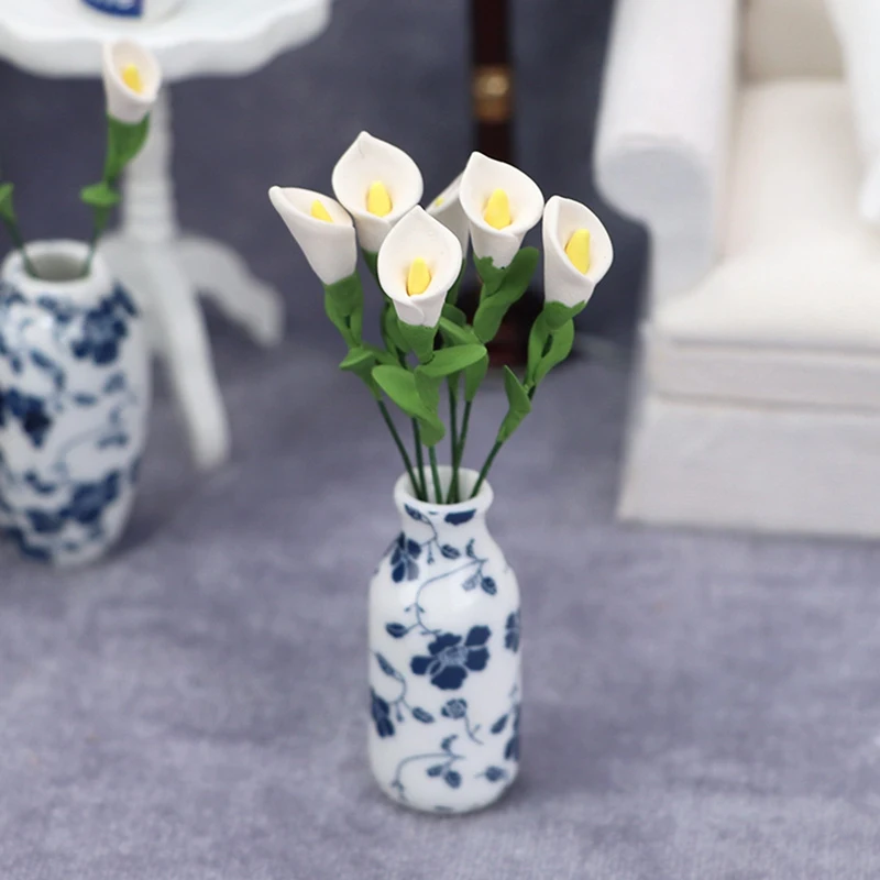 Миниатюрные аксессуары для кукольного домика 10 шт. 1/12 миниатюрная глиняная