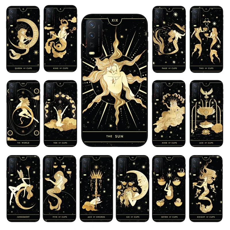 

Divine Feminine Tarot Phone Case For VIVO Y31 Y21 Y70 Y21S Y20 Y72 1907 Y12 Y11S Y53S Y33S Y55 Y76 Y51 Y15S Y01