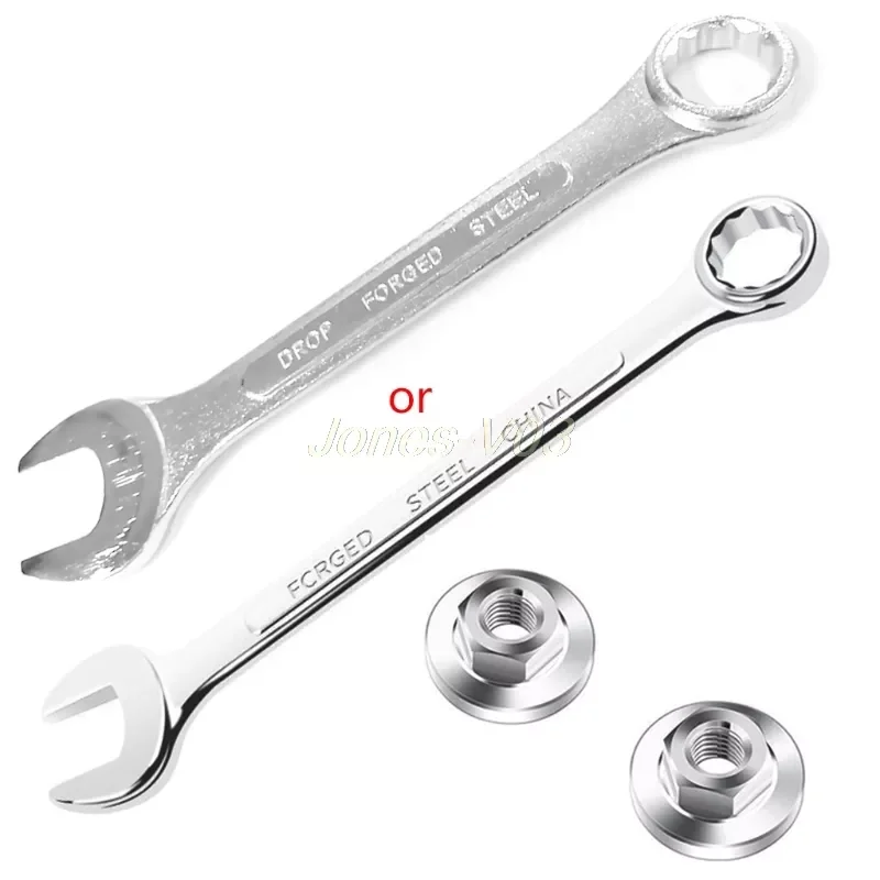 

2Pcs M14 Thread Replacement Angle Grinder Inner Outer Flange Nut Set And wrench Tools For 14mm Spindle Thread Power Tool-V003