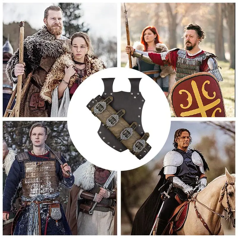 Средневековый ретро меч плечо задняя оболочка держатель для лягушки костюм