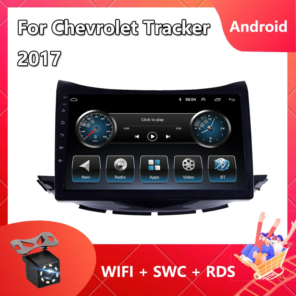 

Автомагнитола 2DIN для Chevrolet Tracker 2017, Android 10, навигация, GPS, сенсорный экран 1024*600 HD, Bluetooth, Wi-Fi, FM, RDS, OBD, BT, камера