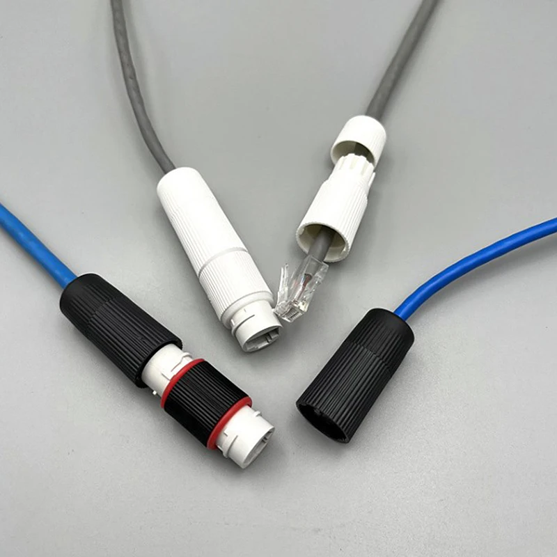1 шт. водонепроницаемый соединитель RJ45 для Ethernet-сети