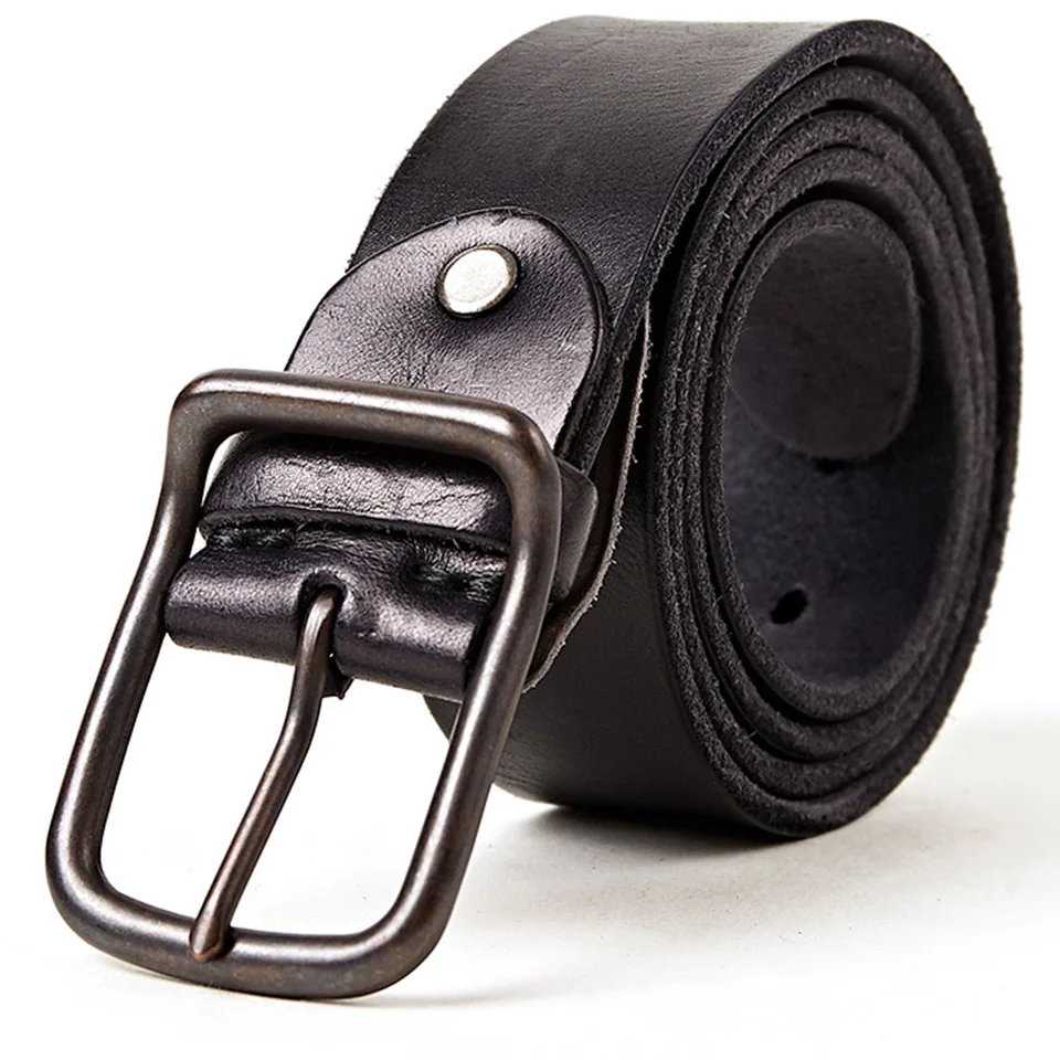 Quality Design Men Flexible Leather Belt Original Luxury Brand Travel Office Leisure Youth Fitness Teacher Pin Buckle Belt 2331