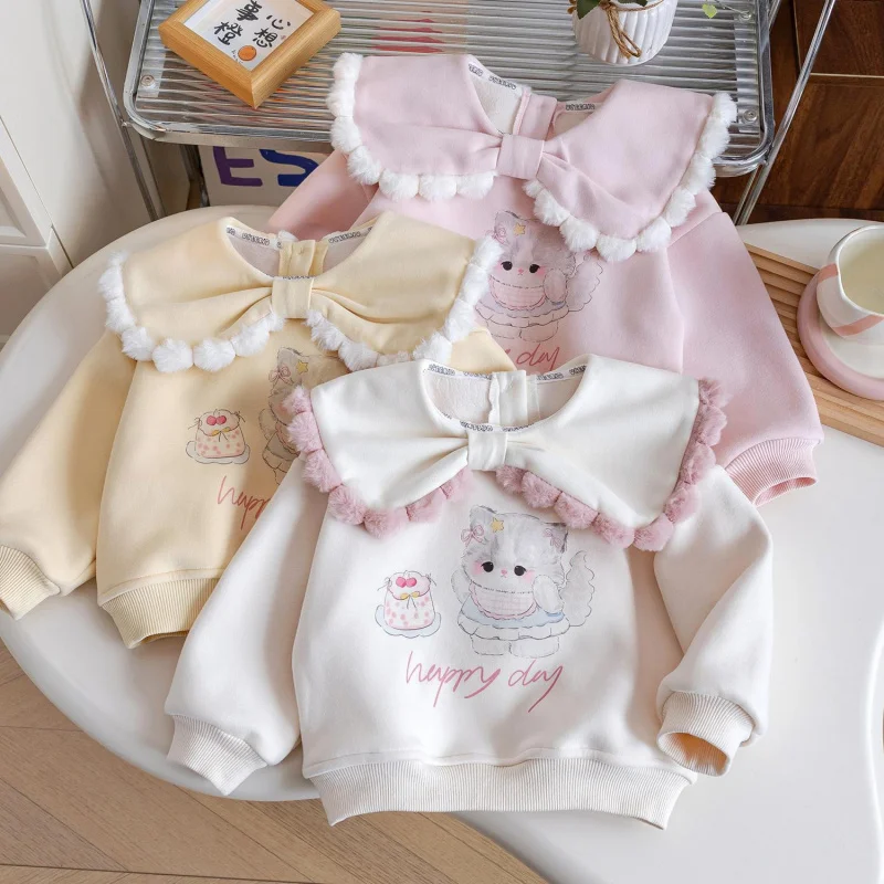 LYY-Зимняя одежда для девочек свитер 2024Новая модная осенне-зимняя детская кукла с