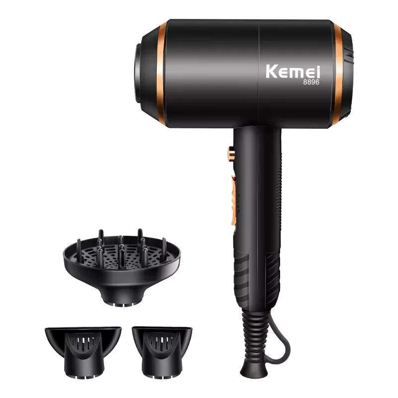 

Kemei 4000W Hair Dryer Professional Blow Dryer Strong Power Blowdryer Hot /Cold Air Hairdressing Blow Hair Drying Tools
