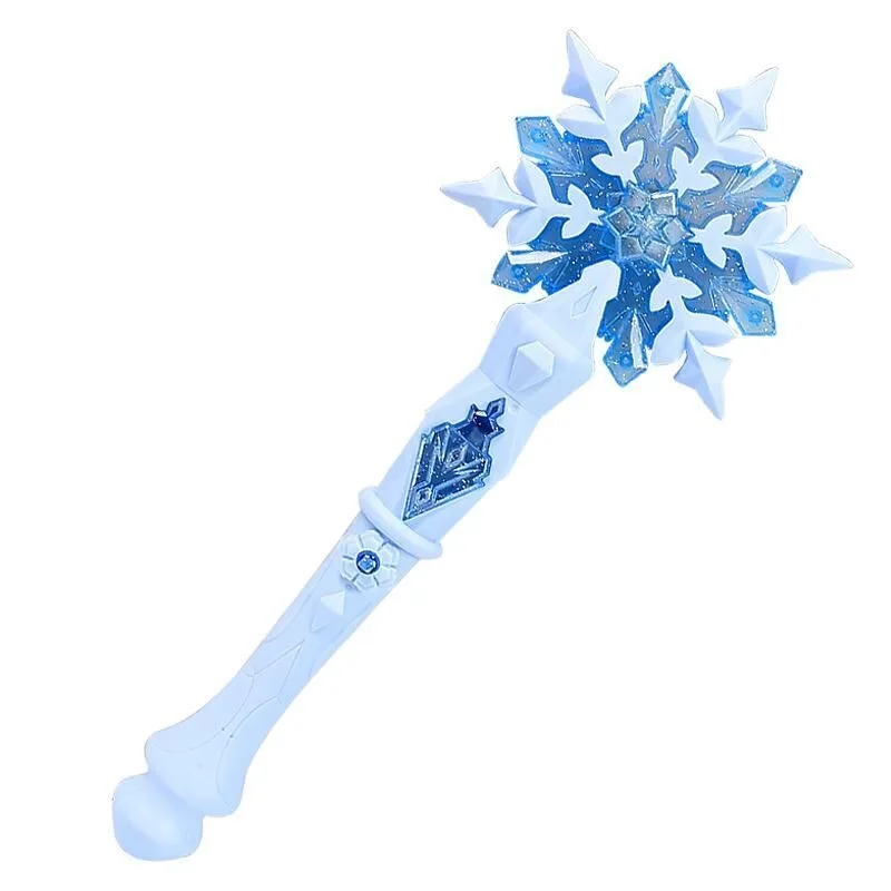 Disney girls frozen snowflake  princess  elsa  Music Magic wand Ring crown box set Makeup Toys Birthday Christmas Gift