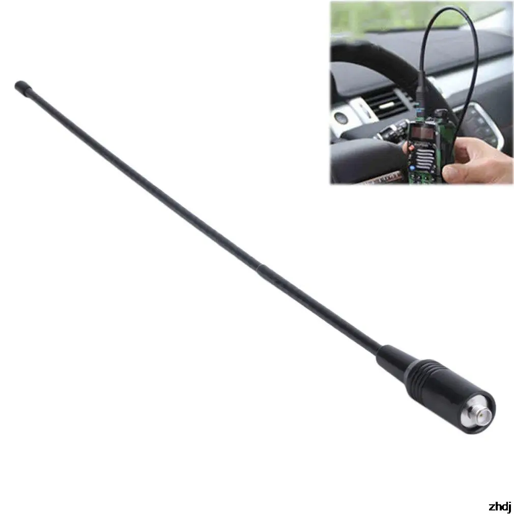 

NA-771 SMA-Female Dual Wide Band Aerial Frequency 144/430Mhz 10Watts 2.15db/ 3.0db Aerial For Hanheld Radio