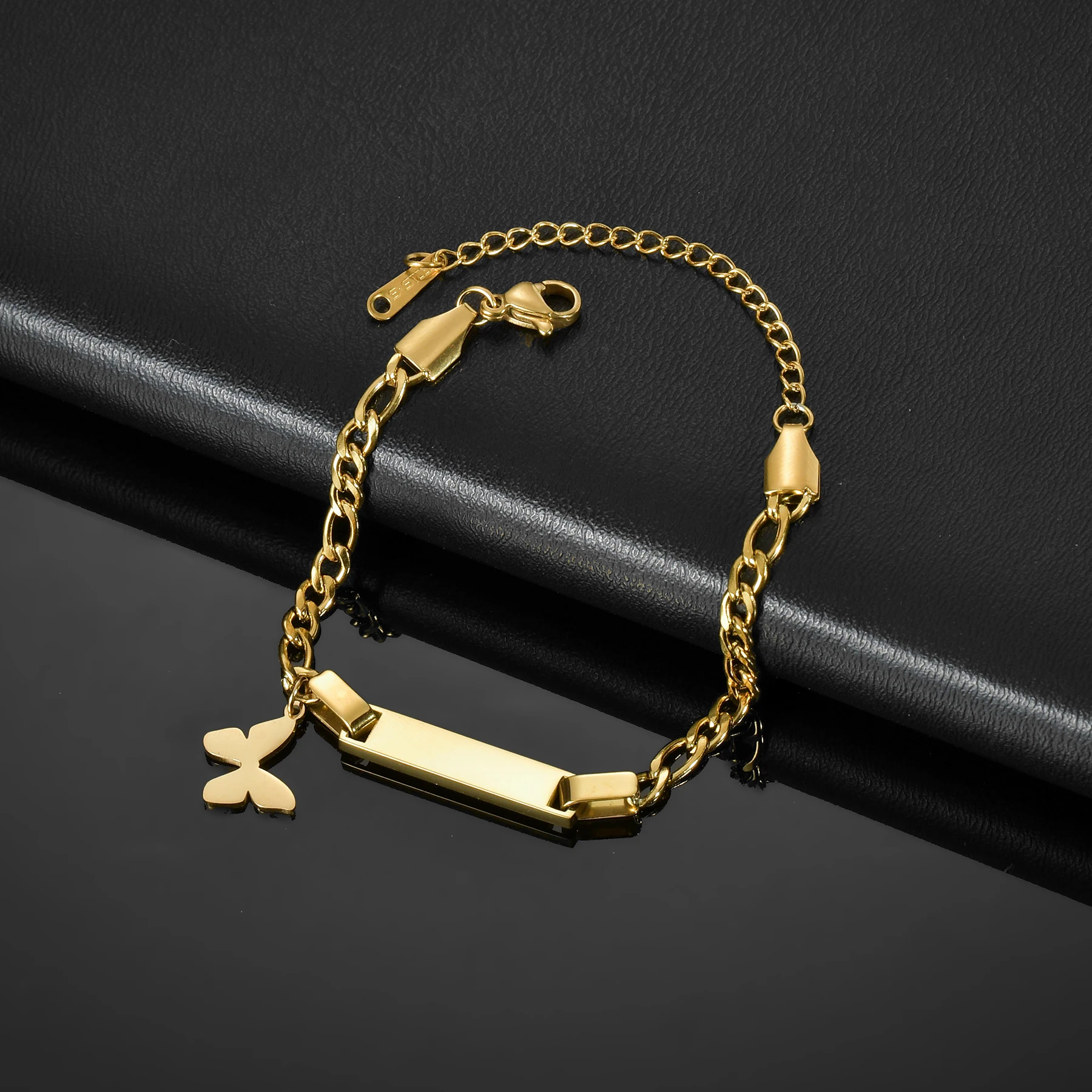 Браслет с бриллиантами персонализированная гравировка имени даты арабское