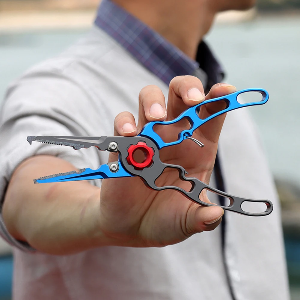 

High-Strength Fish Tongs Cutter Plier Lip Controller Live Buckle Clamp Clip for Outdoor Fishing Accessories Supplies