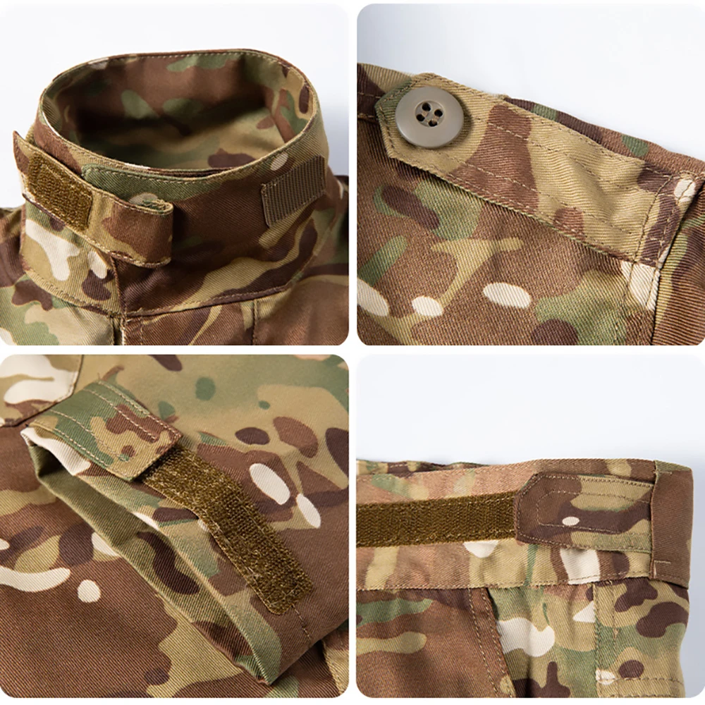 2 шт. камуфляжная Военная униформа для мальчиков-подростков |