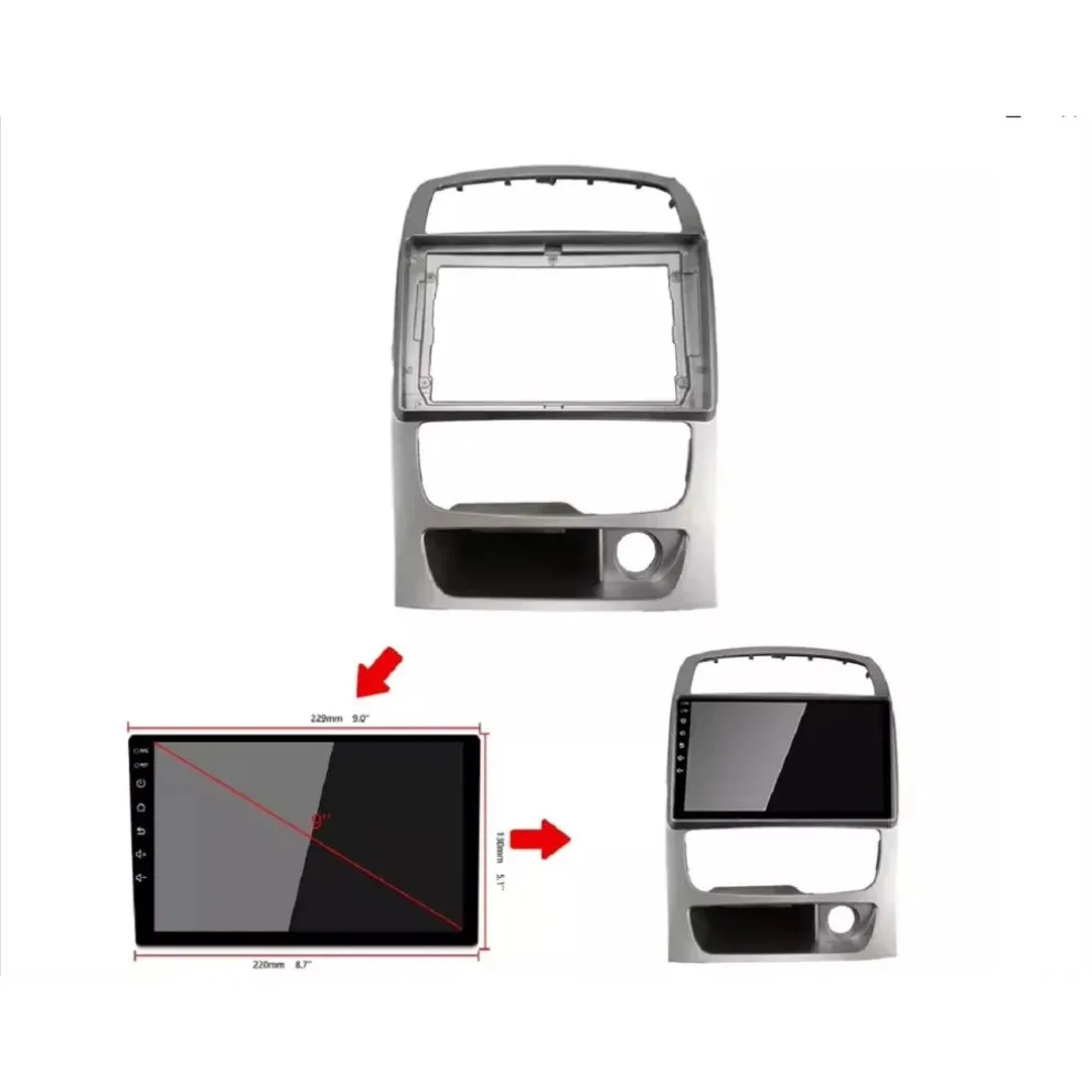 Рамка для автомобильного радио кронштейн приборной панели Android панель
