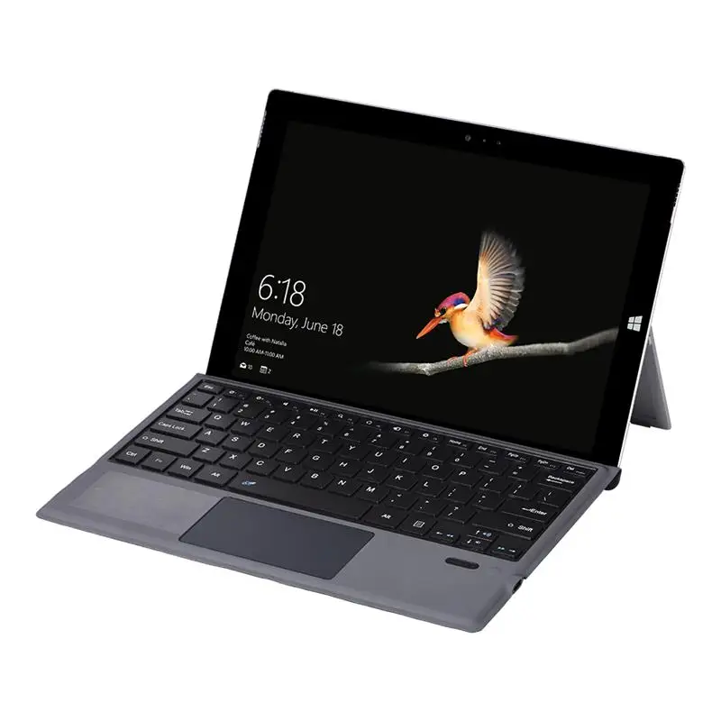 

Чехол 2023 типа для Microsoft Surface Pro 7 / Pro 6/ Pro 5 / Pro 4 /Pro 3, легкая тонкая портативная беспроводная Bluetooth-клавиатура