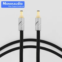 monosaudio hifi audio dc cable gold plated dc 2 5 connector highest quality dc plug for audiophile speaker amplifer dvd player
