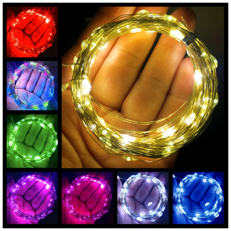 

2Pcs USB Silver Filigree LED String Lights Christmas Fairy Decorations for Home Garland Garden Outdoor Decor Lamp Waterproof New