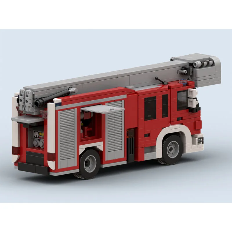 Женская Платформа для пожарной машины строительный блок модель 612 деталей
