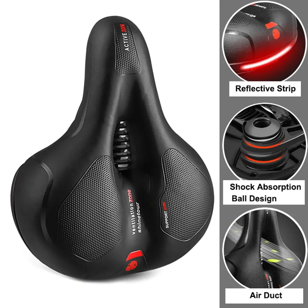 Saddle Men Women Mtb Road Bike Saddle Shock Absorbing Comfor