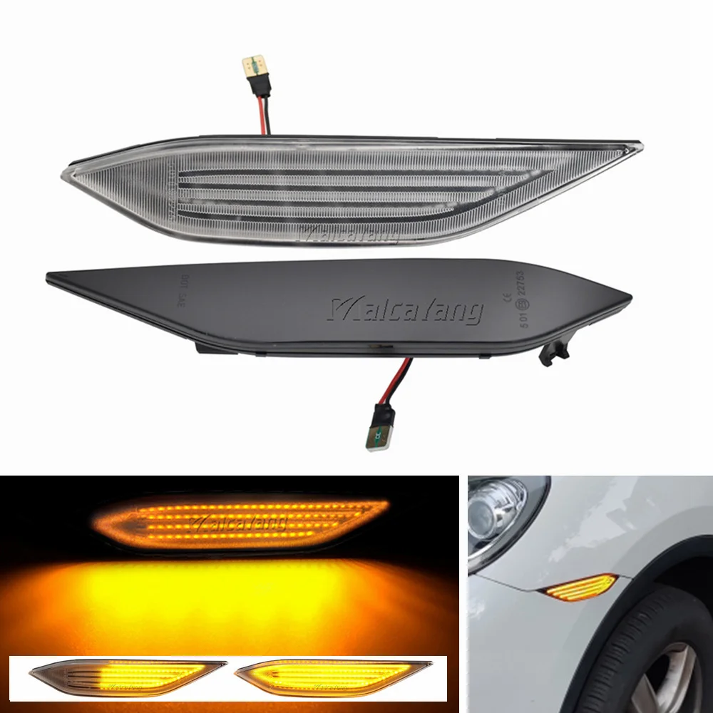 

For Porsche Cayenne 958(92A) LED Dynamic Amber Side Marker Indicator Light 2010-2014 Car Turn Signal Lamp
