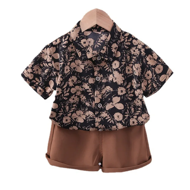 

New Summer Fashion Baby Boys Clothes Suit Children Clothing Toddler Shirt Shorts 2Pcs/Sets Infant Casual Costume Kids Tracksuits