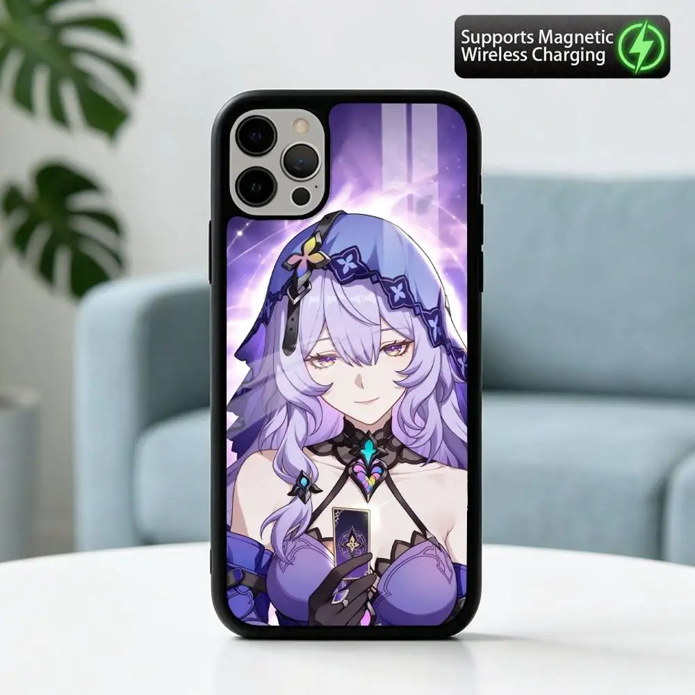 Чехол Fortuneteller Black s-Swan HSR для iPhone 17, 16, 15, 14, 13, 12, 11 Plus, Pro с поддержкой магнитной беспроводной зарядки (art.: 3920dacba551b) - 3920dacba551b