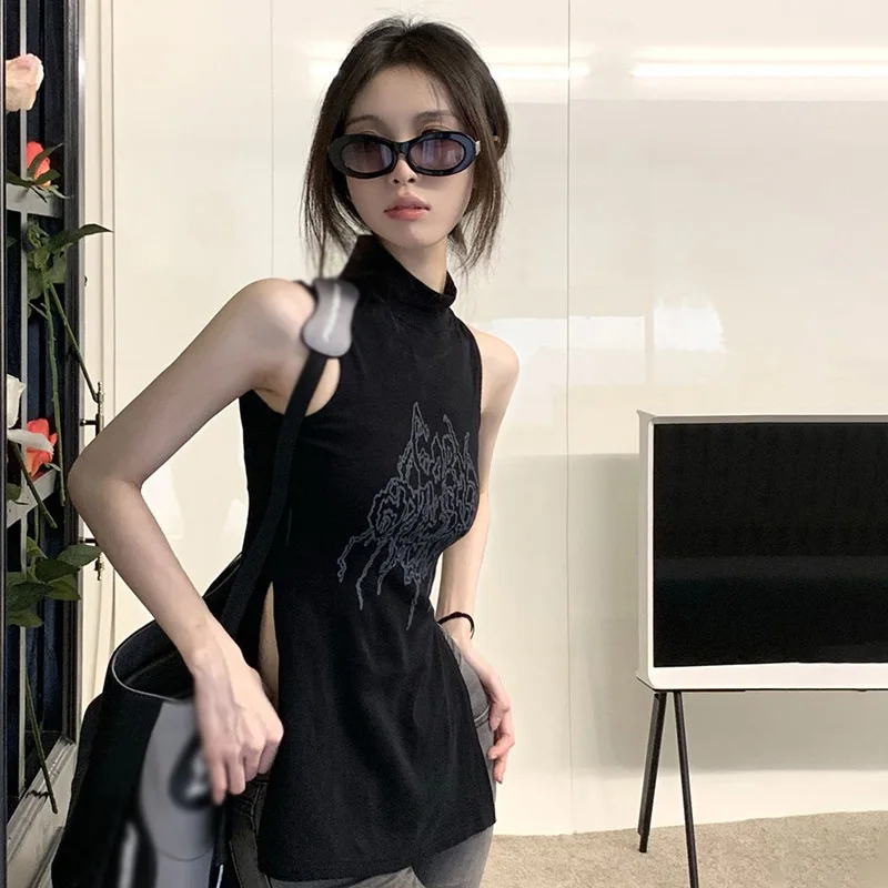 Женский жилет с круглым вырезом базовая майка без рукавов топы майки женская