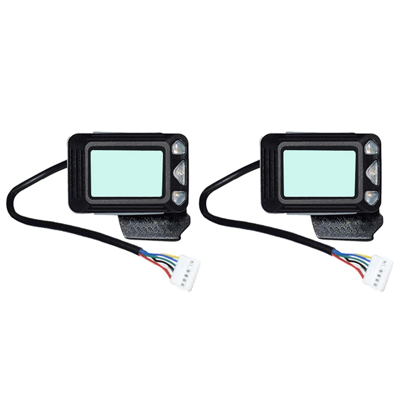 

2X 24V 36V Adjustable Electric Scooter Instrument Display Screen Switch Accelerator For 5.5 Inches Scooter Parts