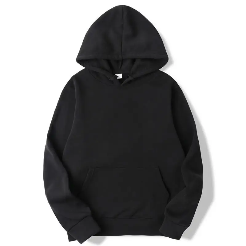 

Spring and Autumn Men's Hooded Sweater Solid Color Men's Coat Fashion